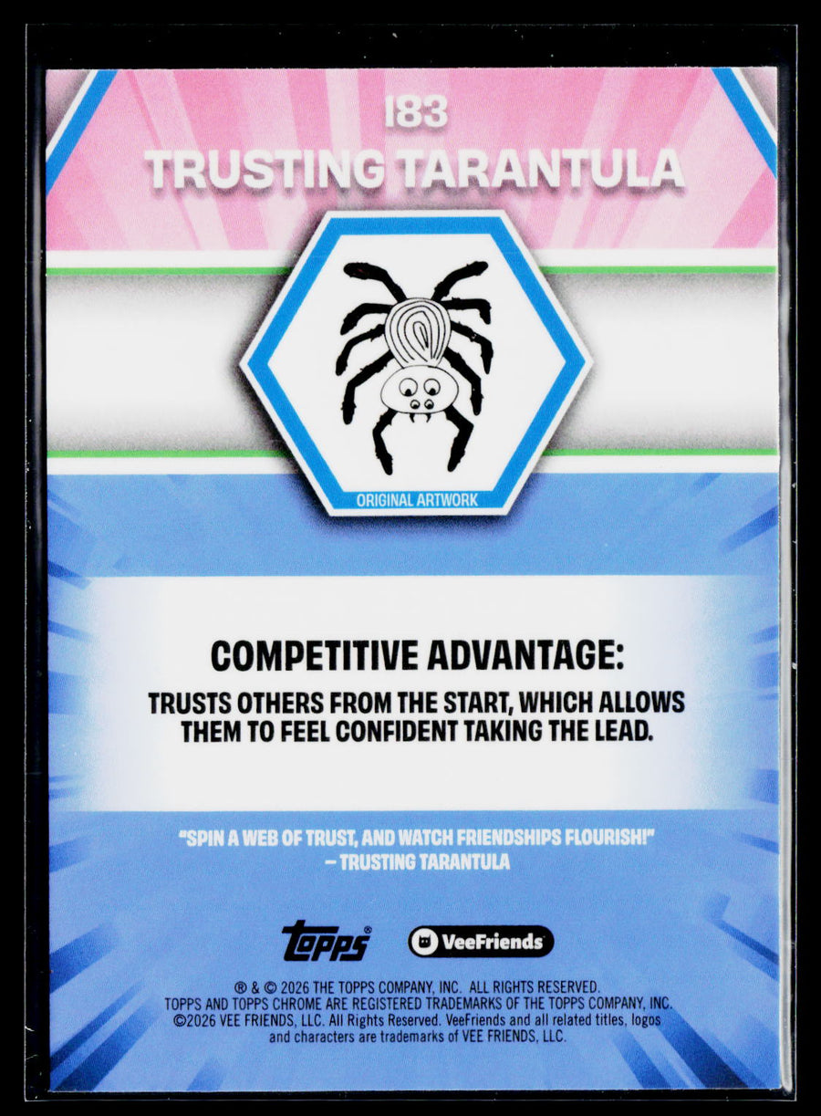 2026 Topps Chrome VeeFriends #183 Trusting Tarantula