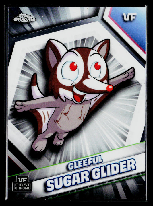 2026 Topps Chrome VeeFriends #83 Gleeful Sugar Glider