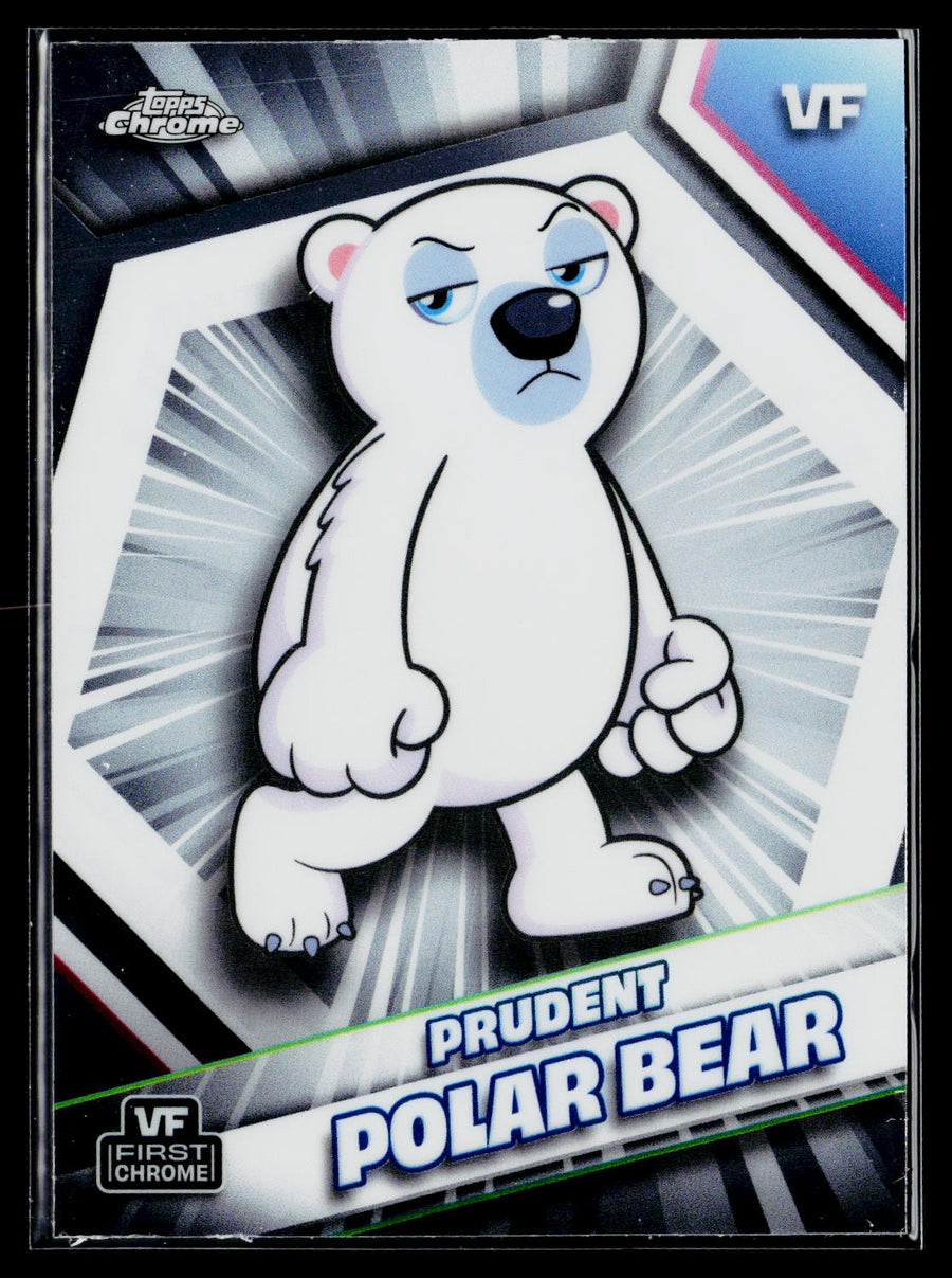 2026 Topps Chrome VeeFriends #144 Prudent Polar Bear