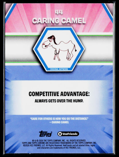 2026 Topps Chrome VeeFriends #44 Caring Camel