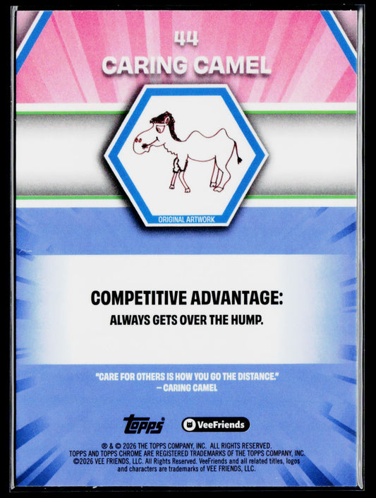 2026 Topps Chrome VeeFriends #44 Caring Camel