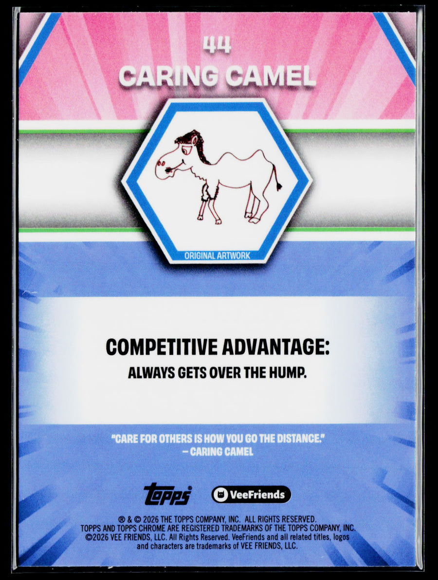 2026 Topps Chrome VeeFriends #44 Caring Camel