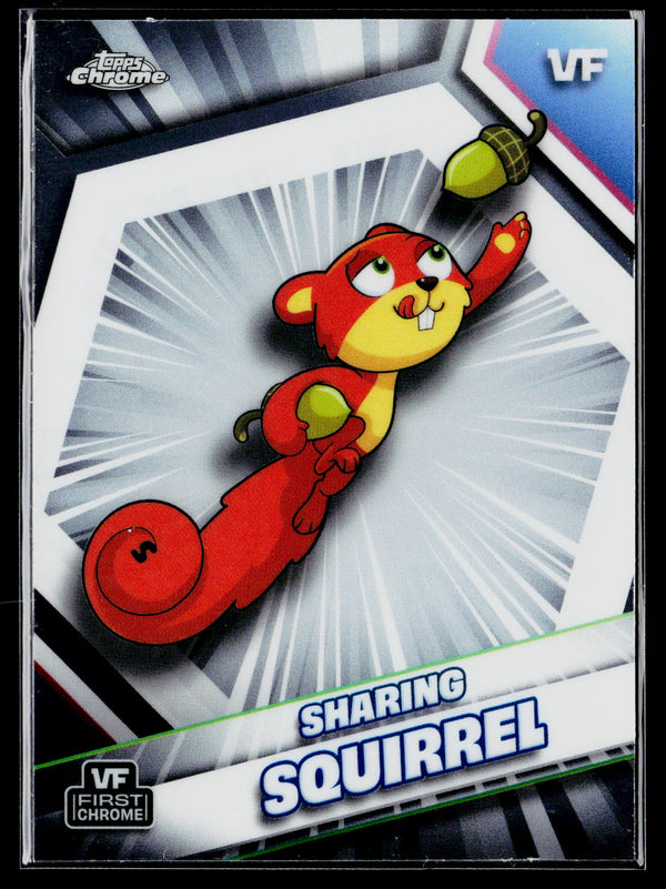 2026 Topps Chrome VeeFriends #156 Sharing Squirrel