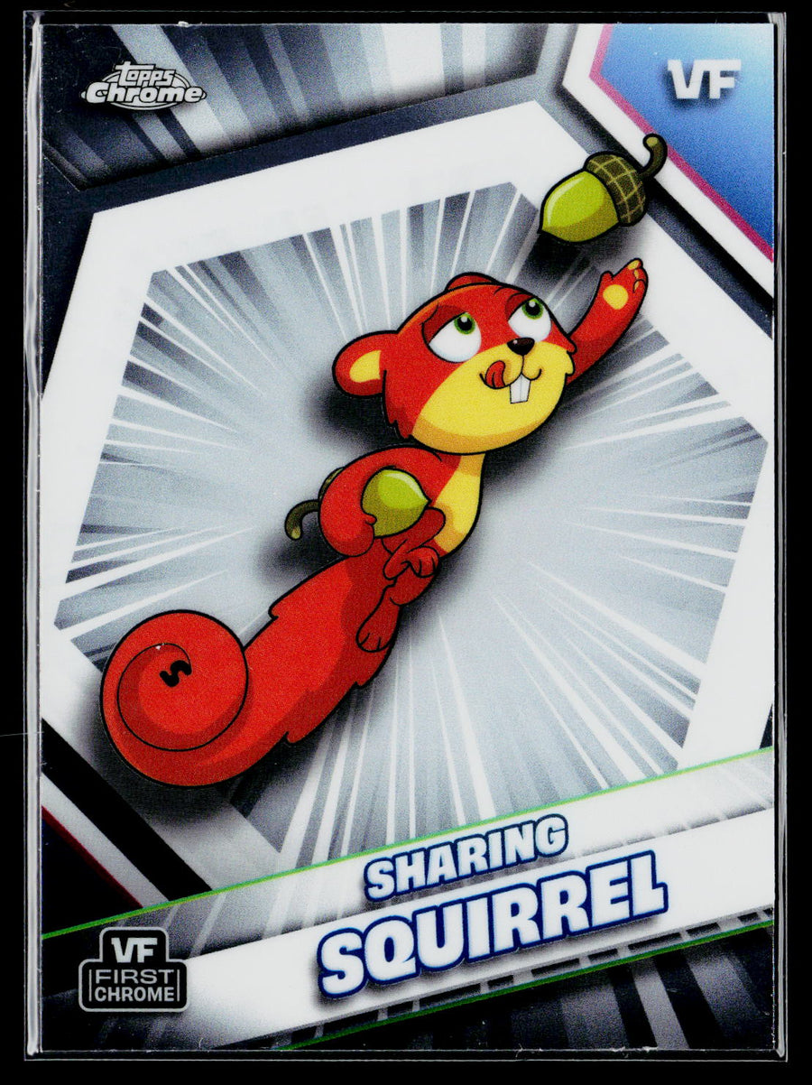 2026 Topps Chrome VeeFriends #156 Sharing Squirrel