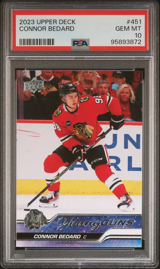 2023 Upper Deck #451 Connor Bedard PSA 10