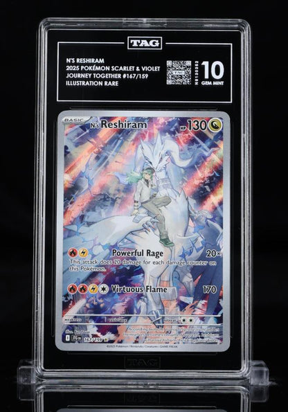 Miscellaneous Cards & Products #167/159 N's Reshiram TAG 10