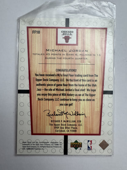 1999-00 Upper Deck #FF10 Michael Jordan MJ's Final Floor