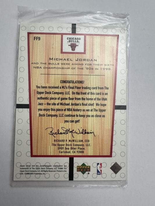 1999-00 Upper Deck Legends #FF9 Michael Jordan M.J.'s Final Floor Blow-Up