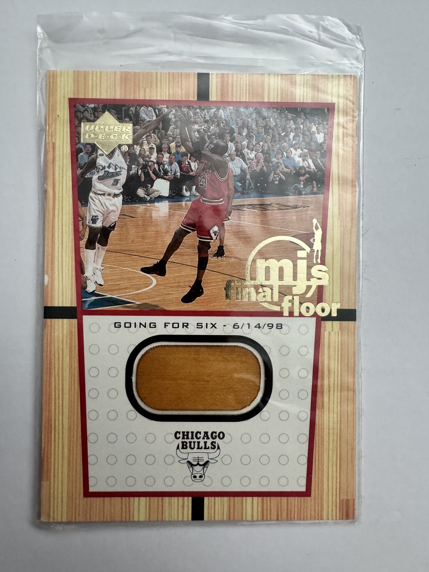 1999-00 Upper Deck Legends #FF9 Michael Jordan M.J.'s Final Floor Blow-Up