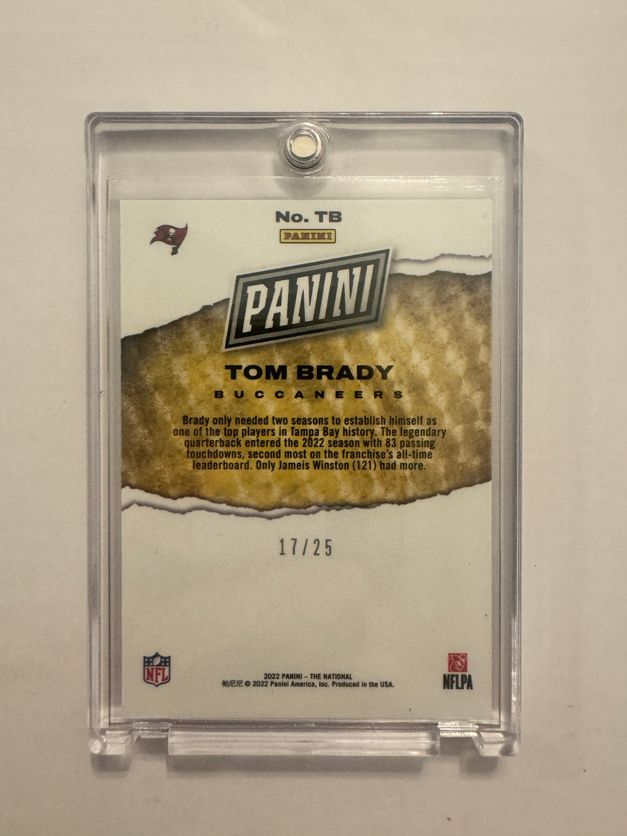 2022 Panini National  Convention Redemption #TB Tom Brady National Silver /25