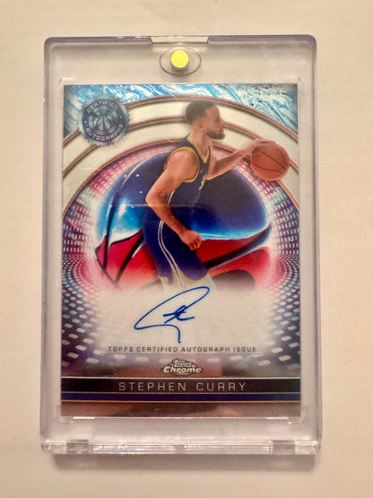 2024-25 Topps Chrome #TCAI-SC Stephen Curry Topps Certified Autograph Issue