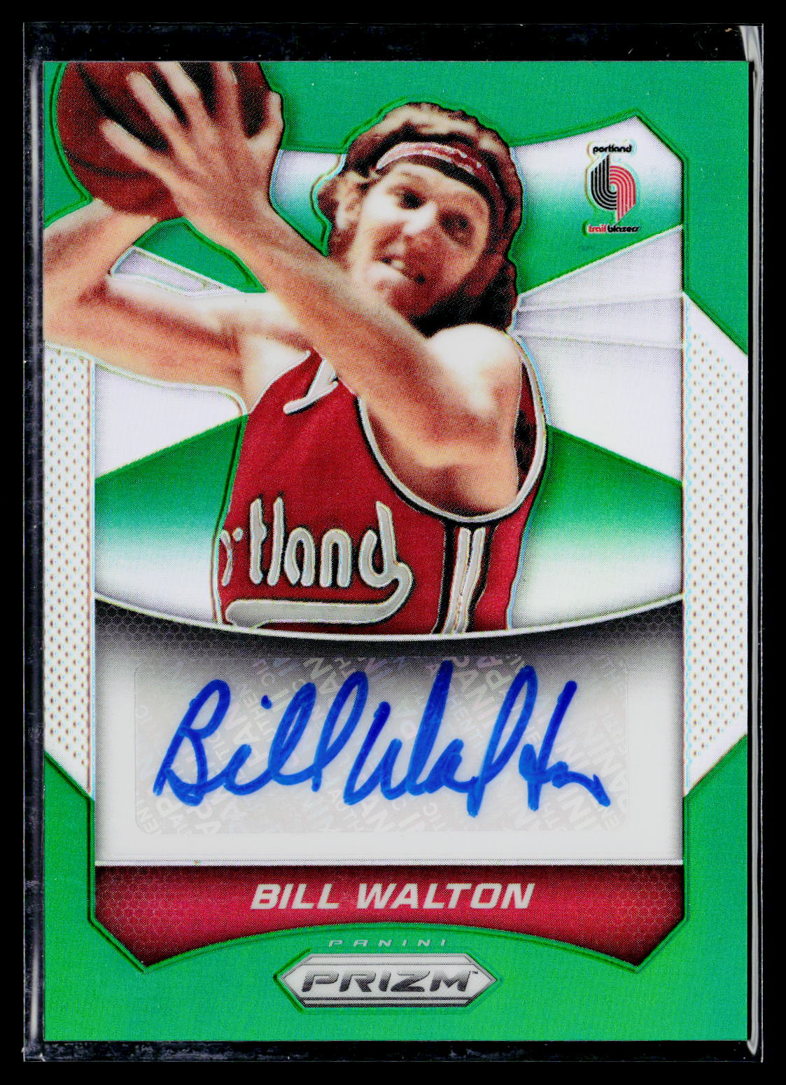 2014-15 Panini Prizm #8 Bill Walton Autographs Prizms Green