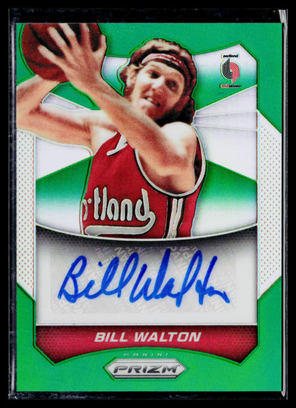 2014-15 Panini Prizm #8 Bill Walton Autographs Prizms Green
