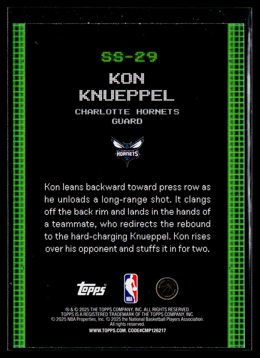 2025-26 Topps #SS-29 Kon Knueppel Scan and Slam
