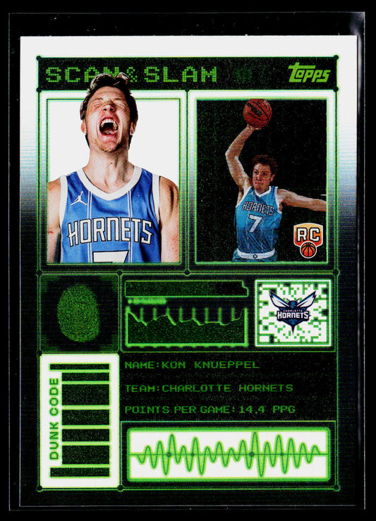 2025-26 Topps #SS-29 Kon Knueppel Scan and Slam