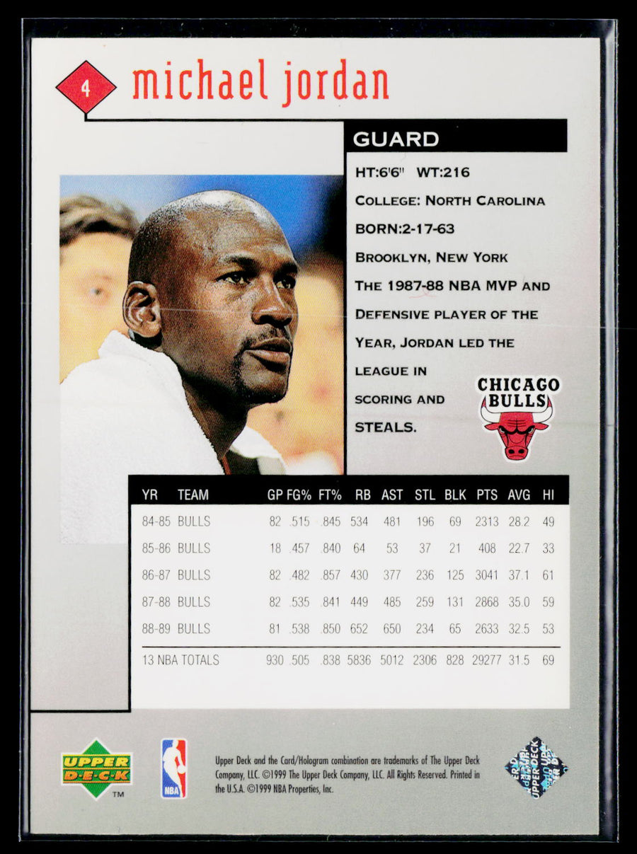 1998-99 Upper Deck Black Diamond #4 Michael Jordan
