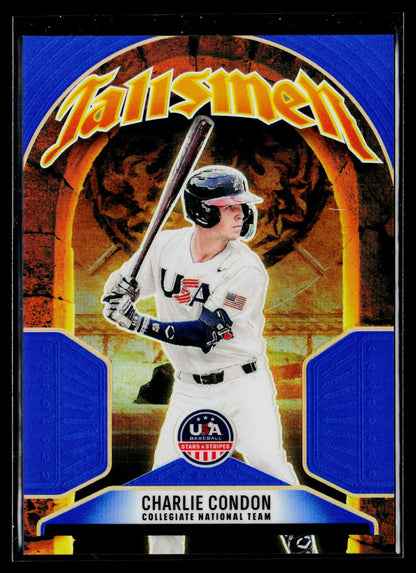 2026 Panini Stars & Stripes Prizm Ethan Holliday Talisman Blue /99