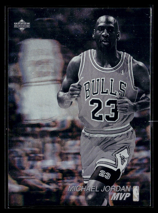 1991-92 Upper Deck 2 Michael Jordan International Award Winner Hologram