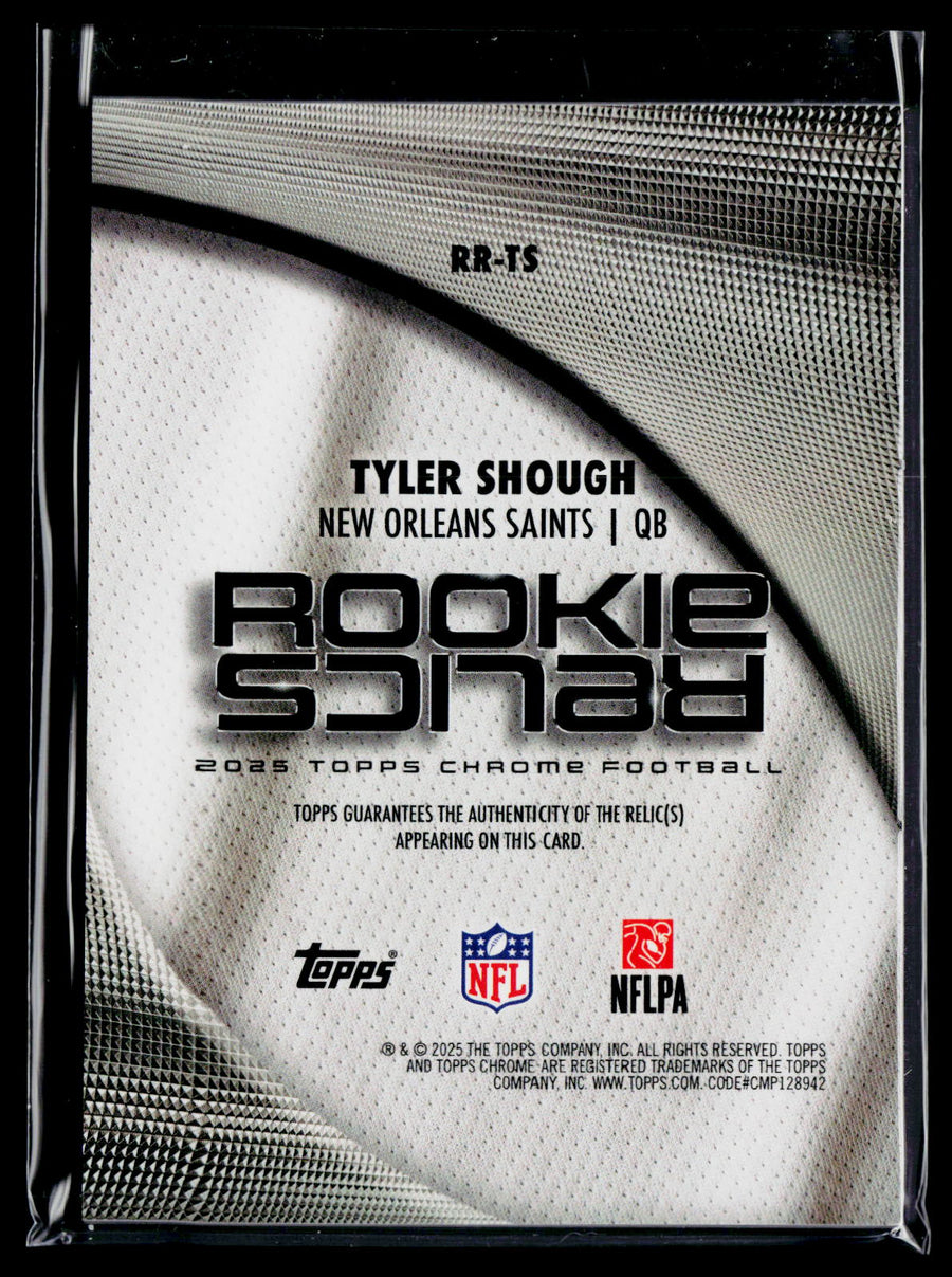 2025 Topps Chrome #RR-TS Tyler Shough Rookie Relics