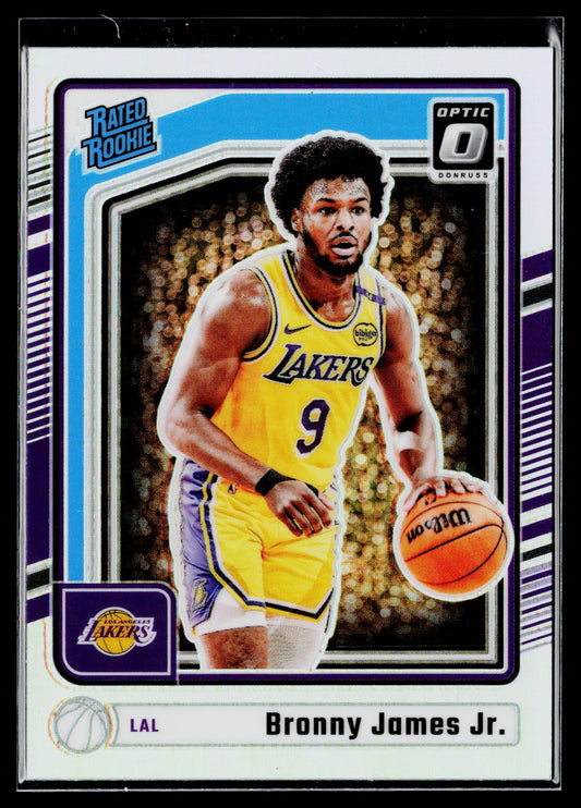 2024-25 Donruss Optic #282 Bronny James Jr. Holo