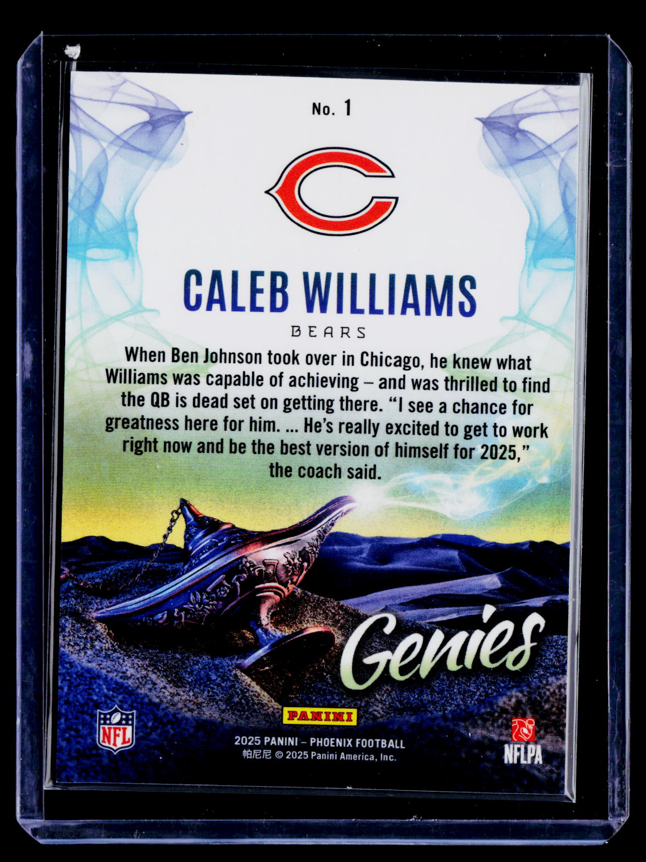 2025 Panini Phoenix #1 Caleb Williams Genies