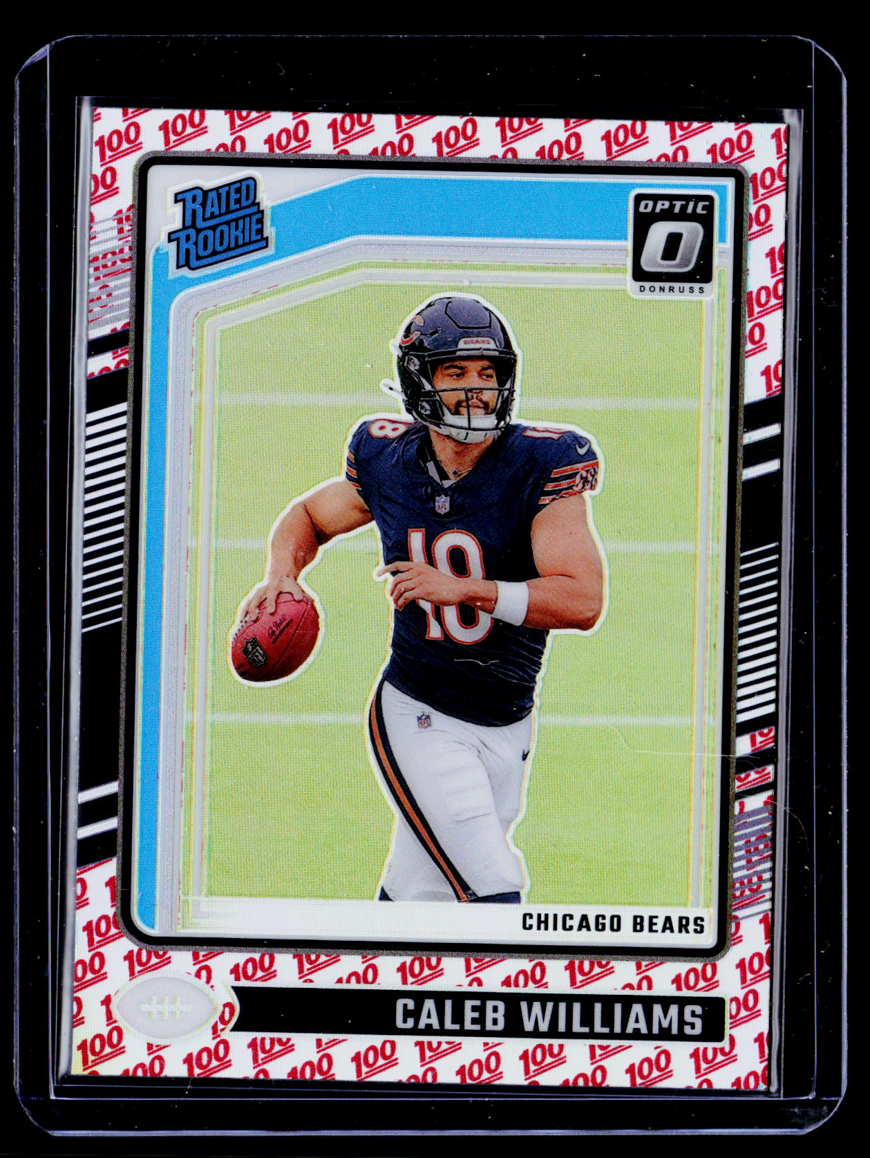 2024 Donruss Optic #201 Caleb Williams One Hundred