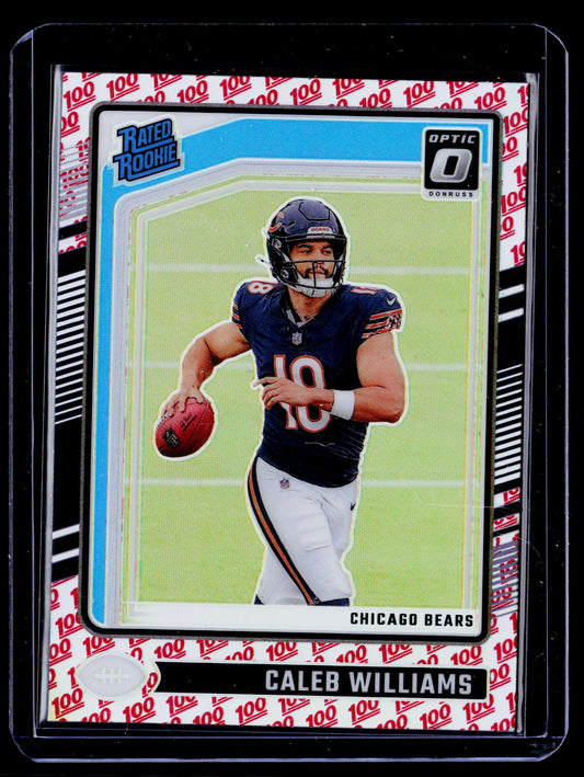 2024 Donruss Optic #201 Caleb Williams One Hundred
