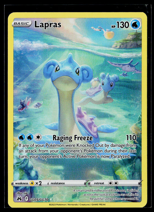 SWSH: Crown Zenith: Galarian Gallery #GG05/GG70 Lapras