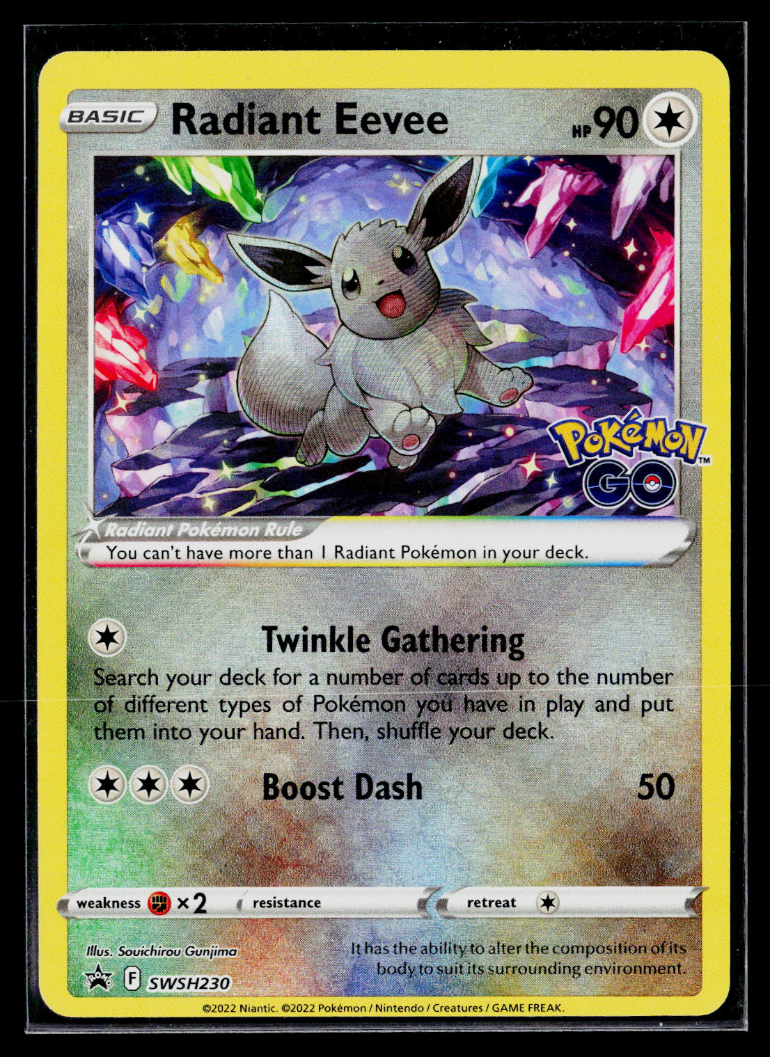 SWSH: Sword & Shield Promo Cards #SWSH230 Radiant Eevee