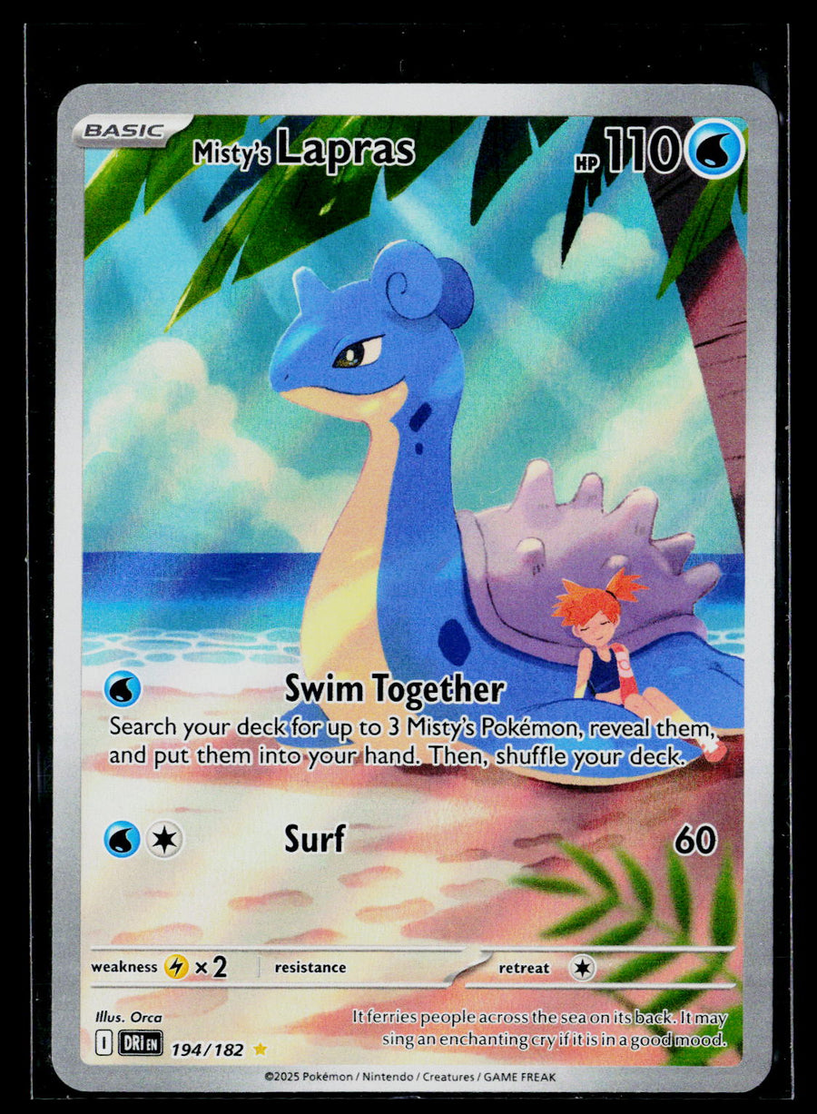 SV10: Destined Rivals #194/182 Misty's Lapras