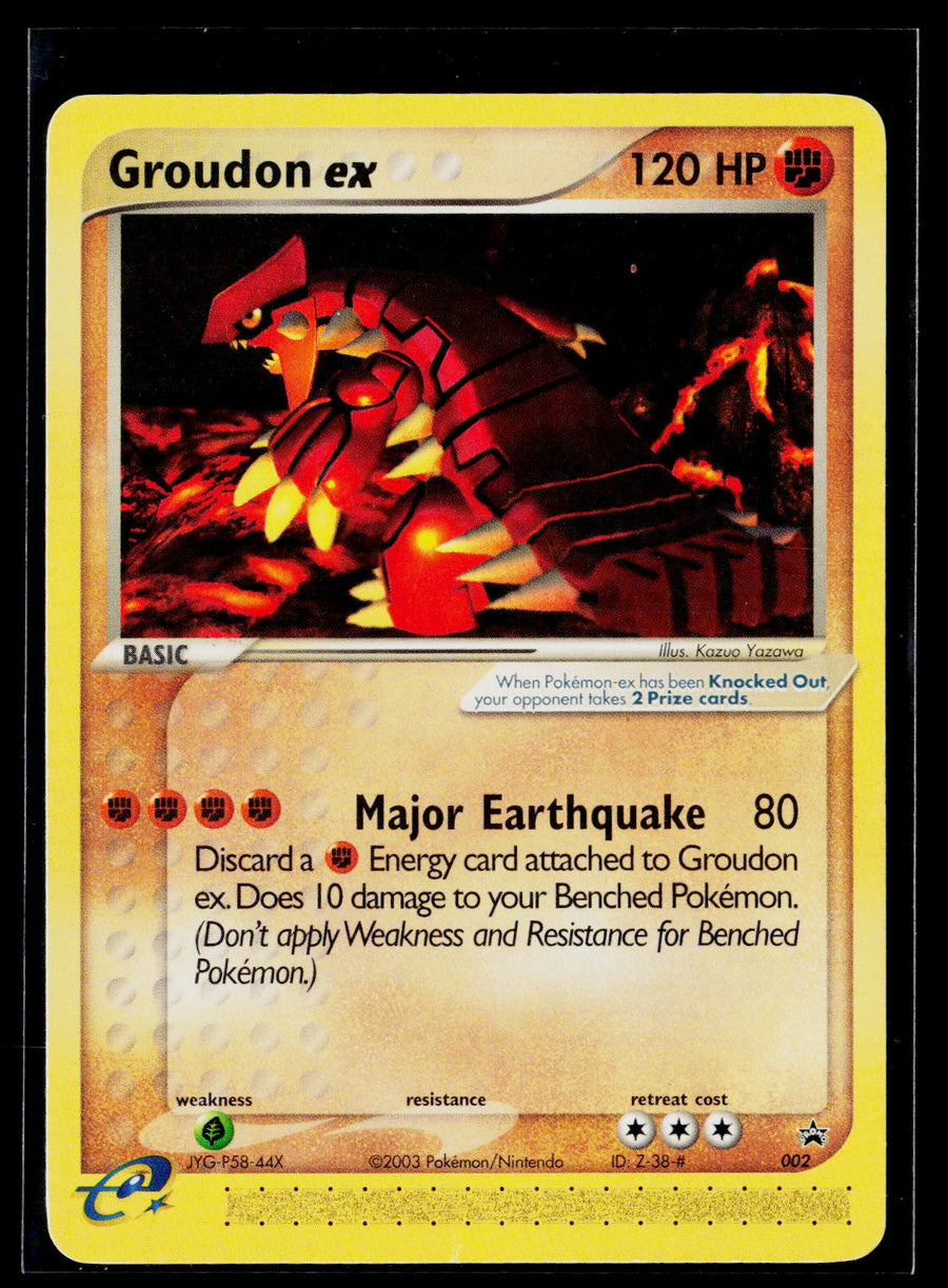 Nintendo Promos #002 Groudon ex
