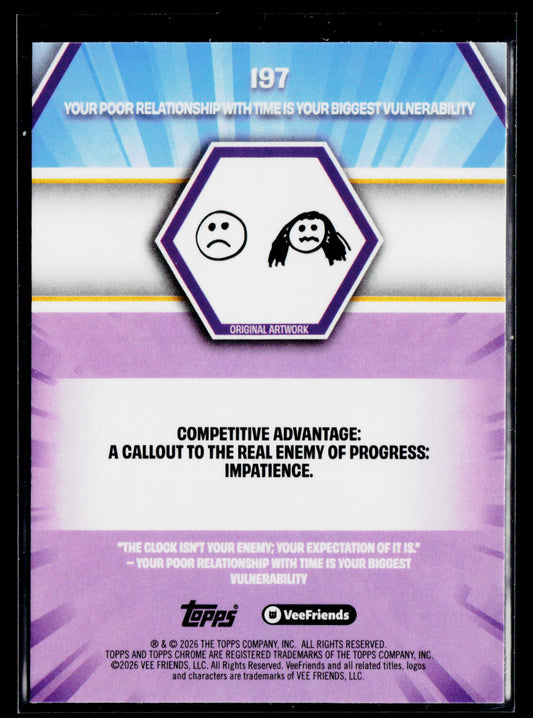 2026 Topps Chrome VeeFriends 197 Your Poor Relationship With