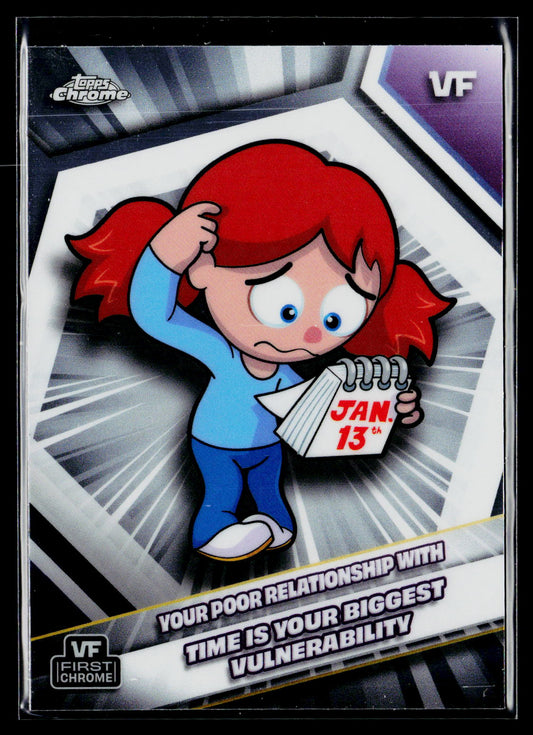 2026 Topps Chrome VeeFriends 197 Your Poor Relationship With