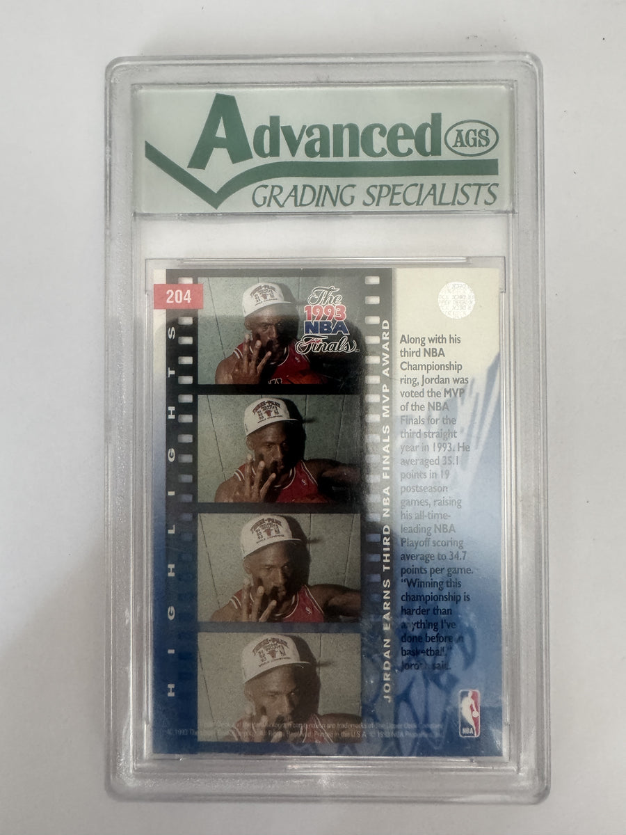 1993-94 Upper Deck #204 Michael Jordan Advanced Grading 9