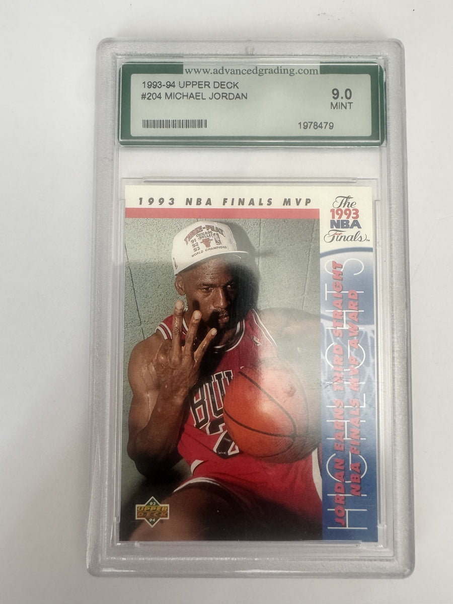 1993-94 Upper Deck #204 Michael Jordan Advanced Grading 9