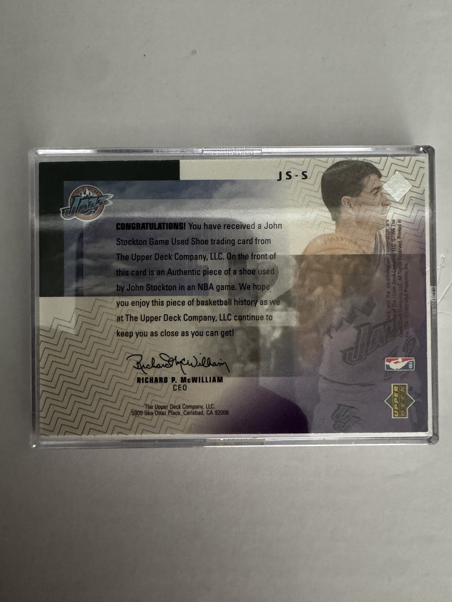 1999-00 Upper Deck HoloGrFX #JS-S John Stockton NBA Shoetime