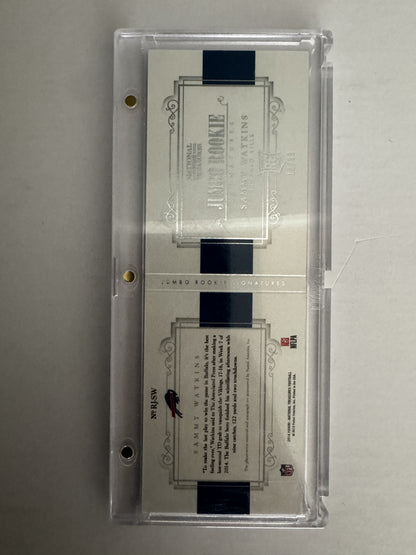 2014 Panini National Treasures RJ-SW Sammy Watkins Rookie Jumbo Booklet Auto /99