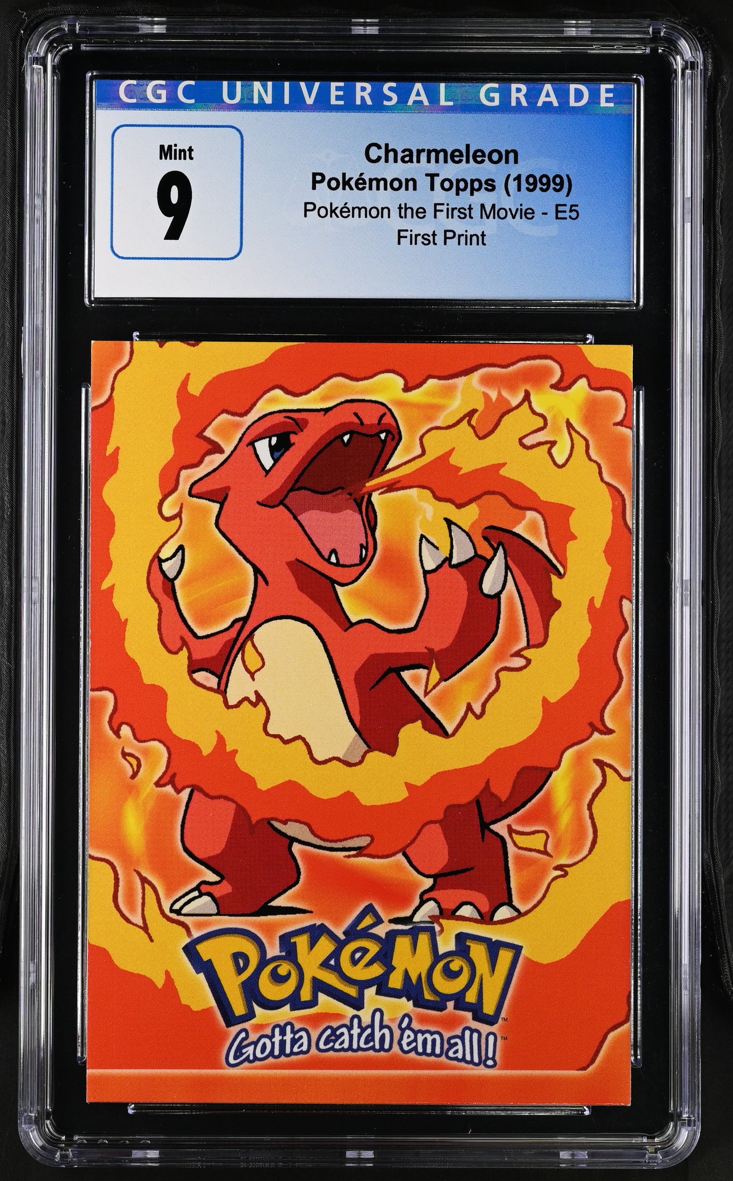 1999 Pok^mon the First Movie #E5 Charmeleon CGC 9
