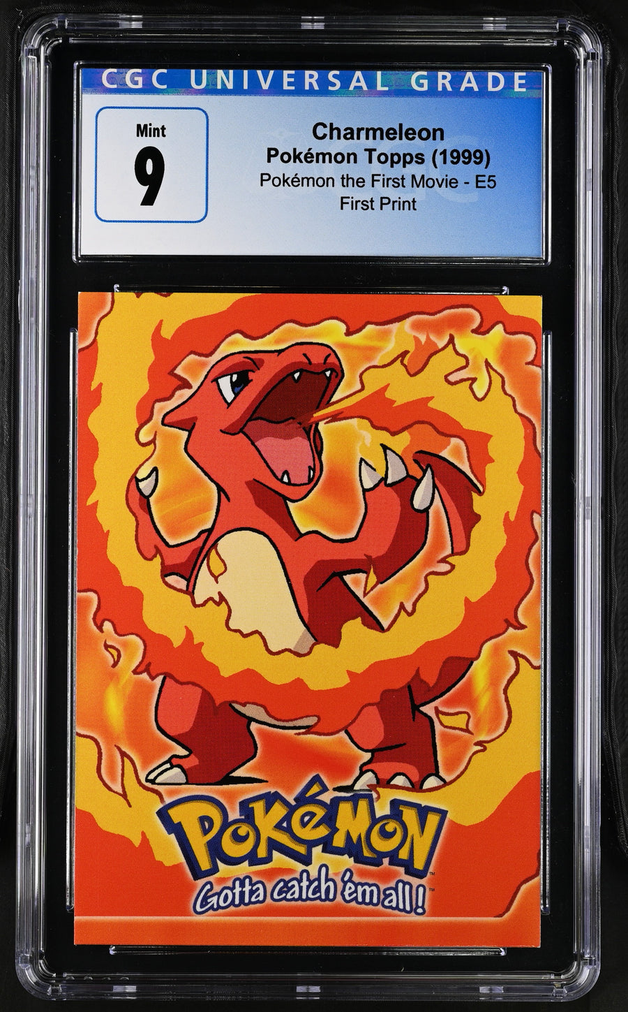 1999 Pok^mon the First Movie #E5 Charmeleon CGC 9