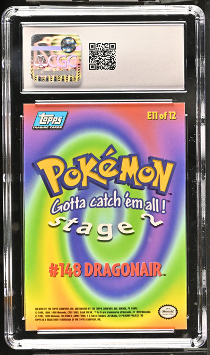 1999 Pok^mon the First Movie #E11 Dragonair CGC 10