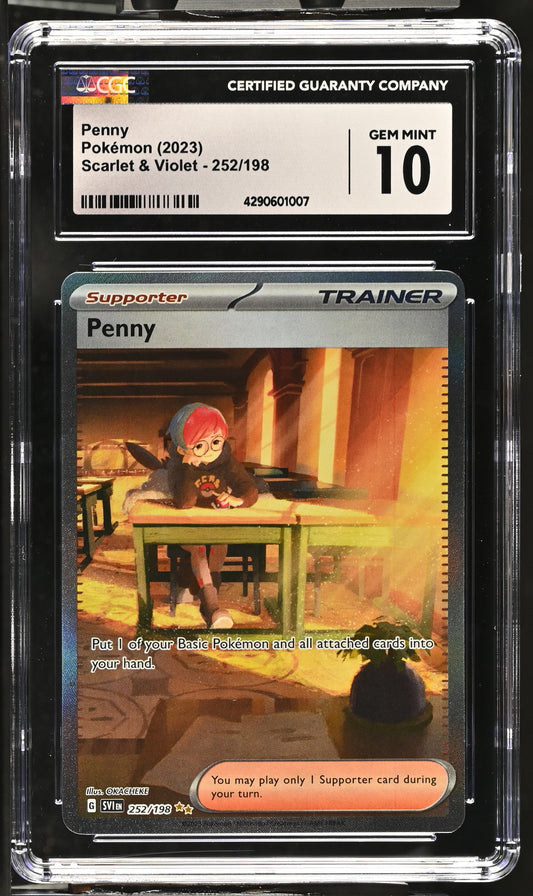 2023 Scarlet & Violet #252/198 Penny CGC 10