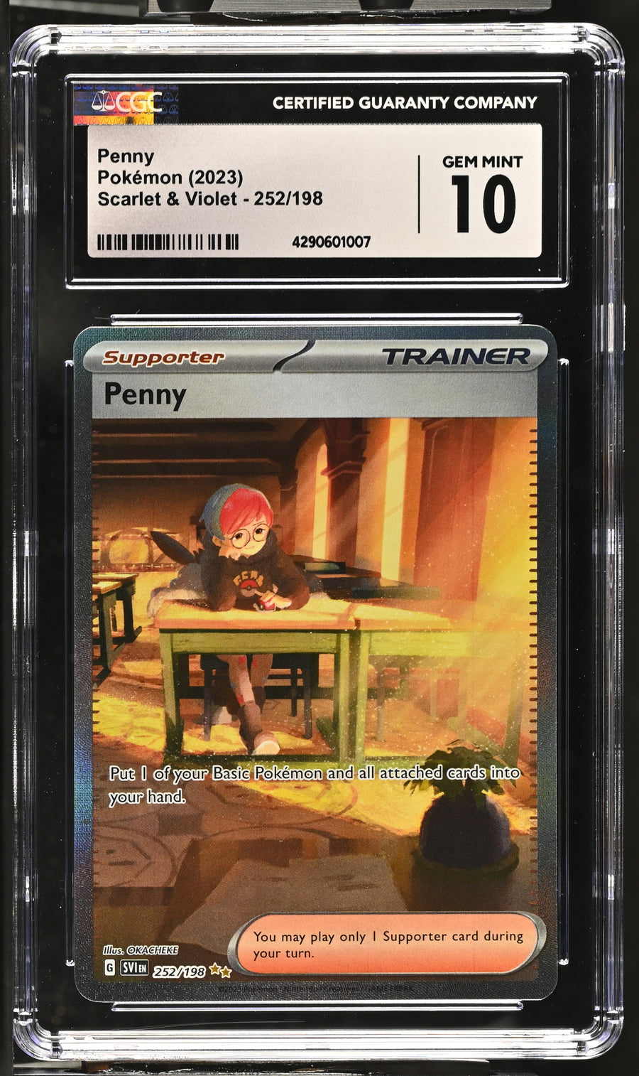 2023 Scarlet & Violet #252/198 Penny CGC 10