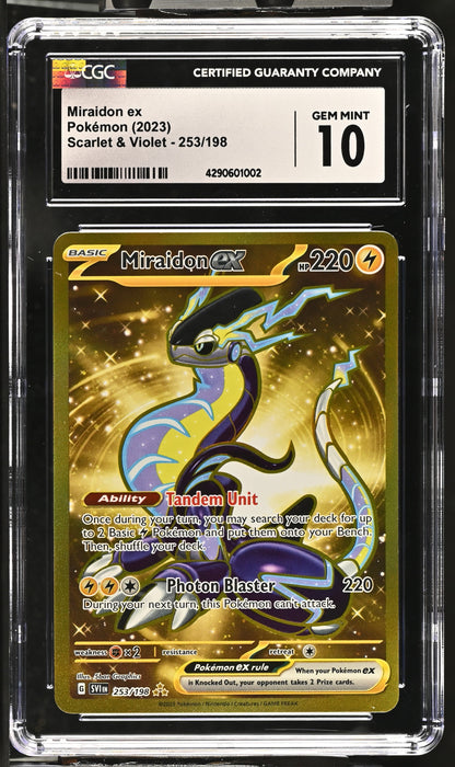 2023 Scarlet & Violet #253/198 Miraidon ex CGC 10