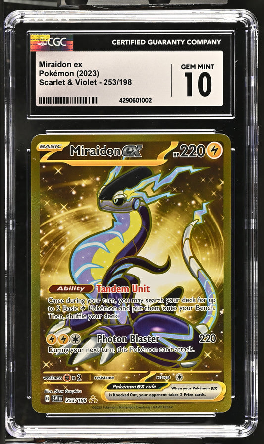 2023 Scarlet & Violet #253/198 Miraidon ex CGC 10