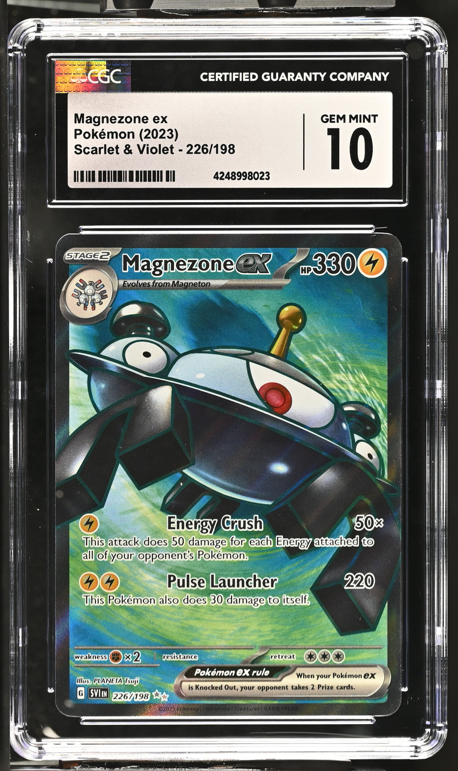 2023 Scarlet & Violet #226/198 Magnezone ex CGC 10