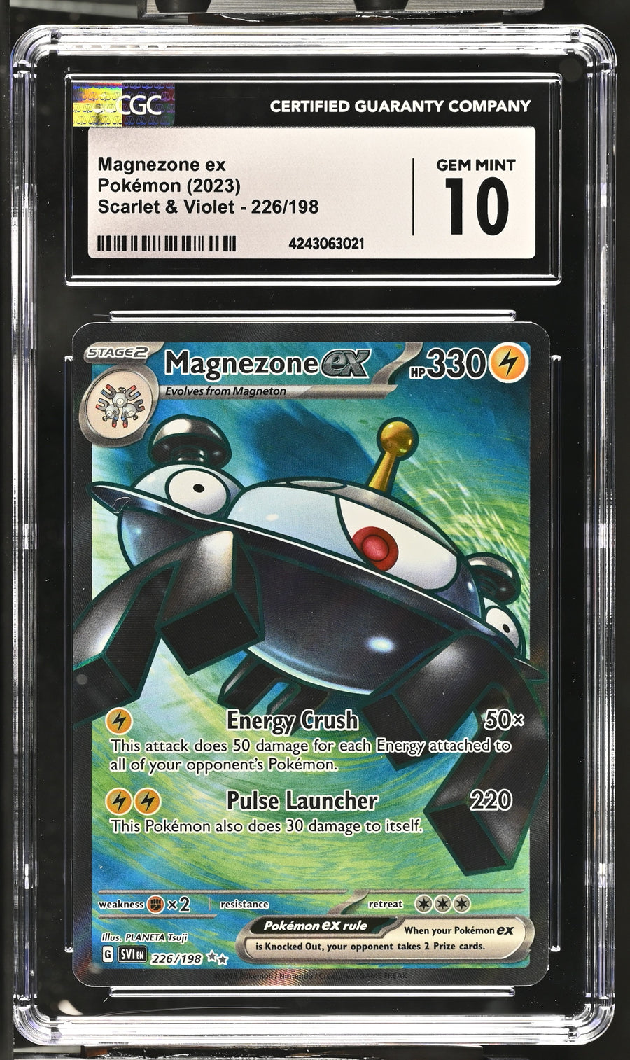 2023 Scarlet & Violet #226/198 Magnezone ex CGC 10