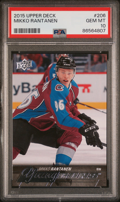 2015 Upper Deck #206 Mikko Rantanen PSA 10