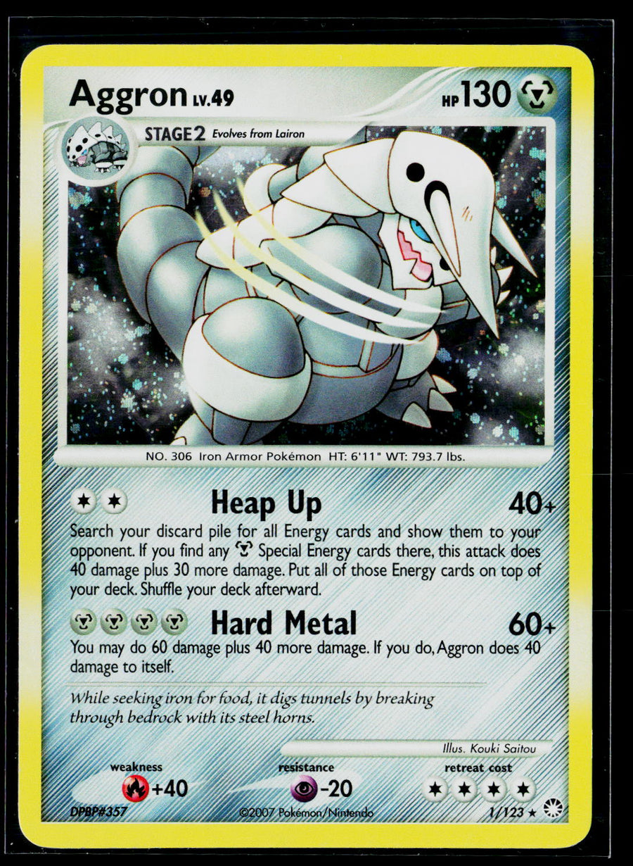 Mysterious Treasures #1/123 Aggron