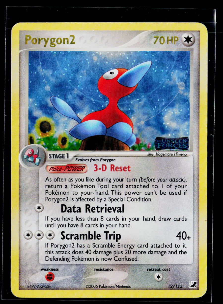 Unseen Forces #12/115 Porygon2 stamped