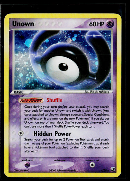Unseen Forces #H/28 Unown (H)